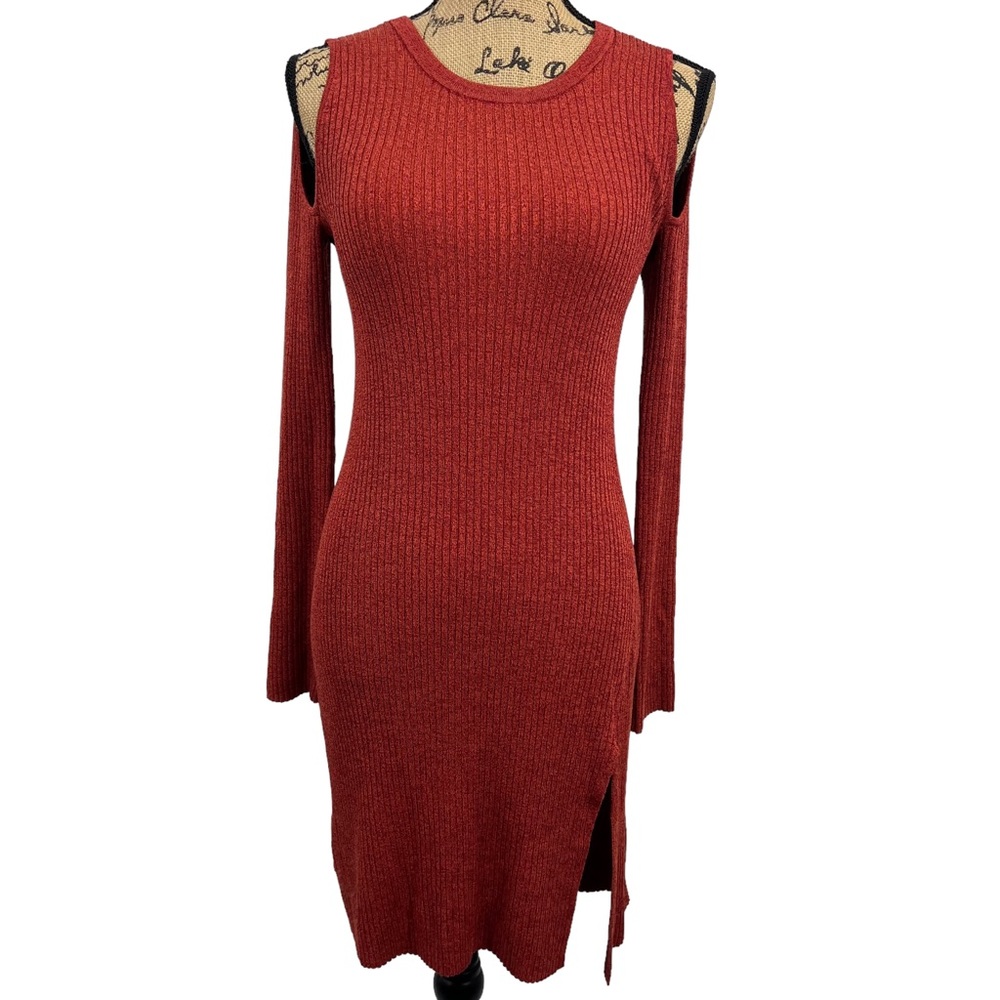 BCBGMaxazria Braiden Dress in Rosewood Color size Small